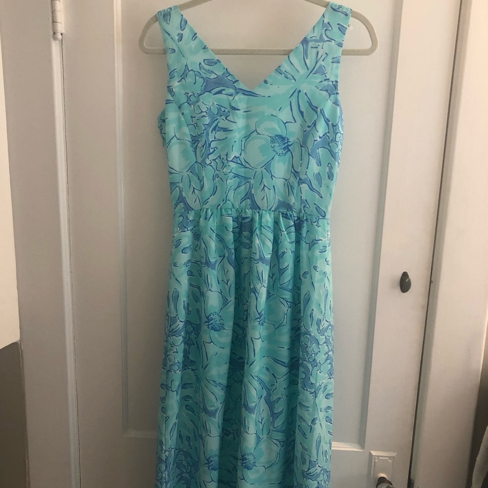 Vineyard Vines Pampanga Maxi Dress Palm Leaf 2